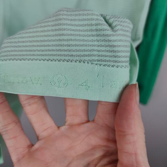 Lululemon Swiftly Tech Long Sleeve Top Womens 4 Fresh Teal Very Green Running - Picture 6 of 9
